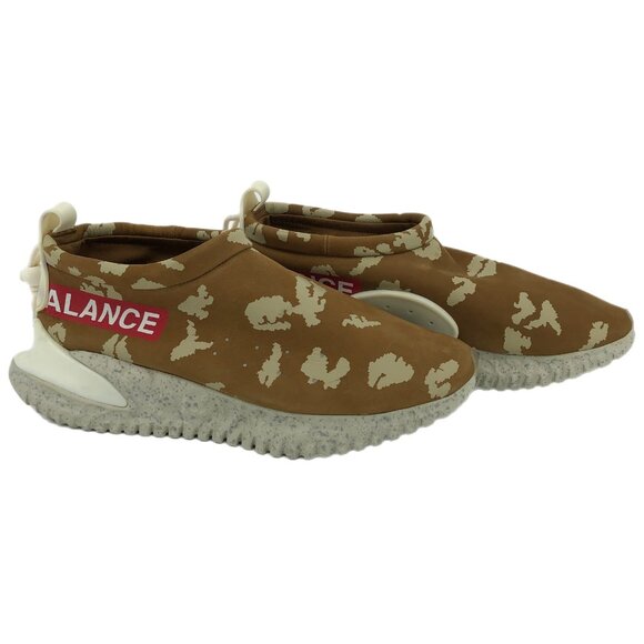 Nike Brown & White Slip-On SneakersLogo Accent